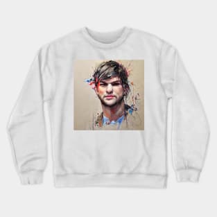 Portrait  of Ashton Crewneck Sweatshirt